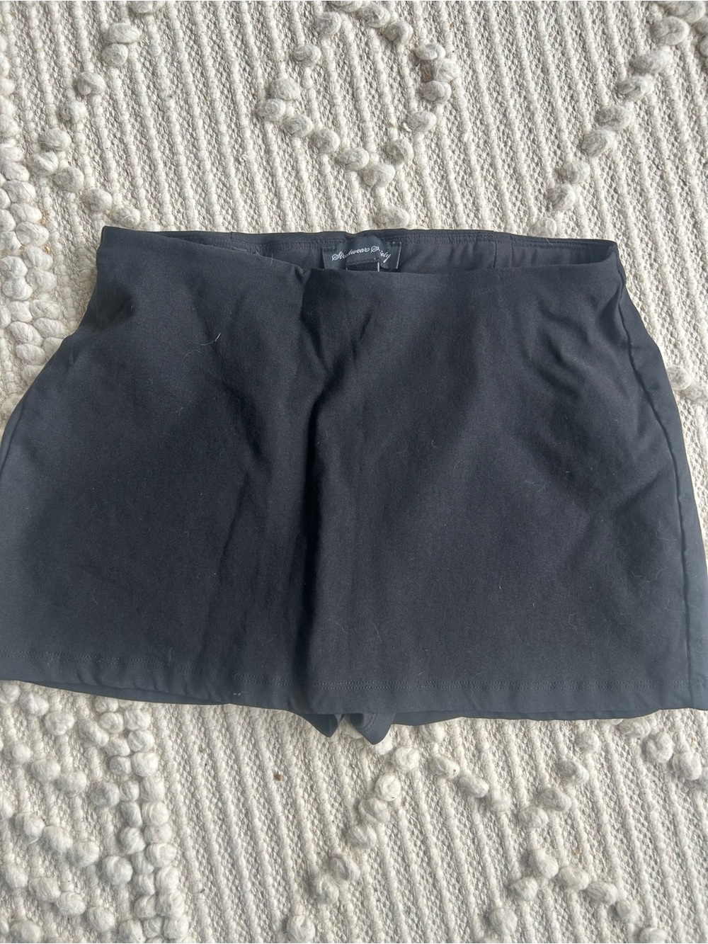 Streetwear Society Black Skort Swim Bottom